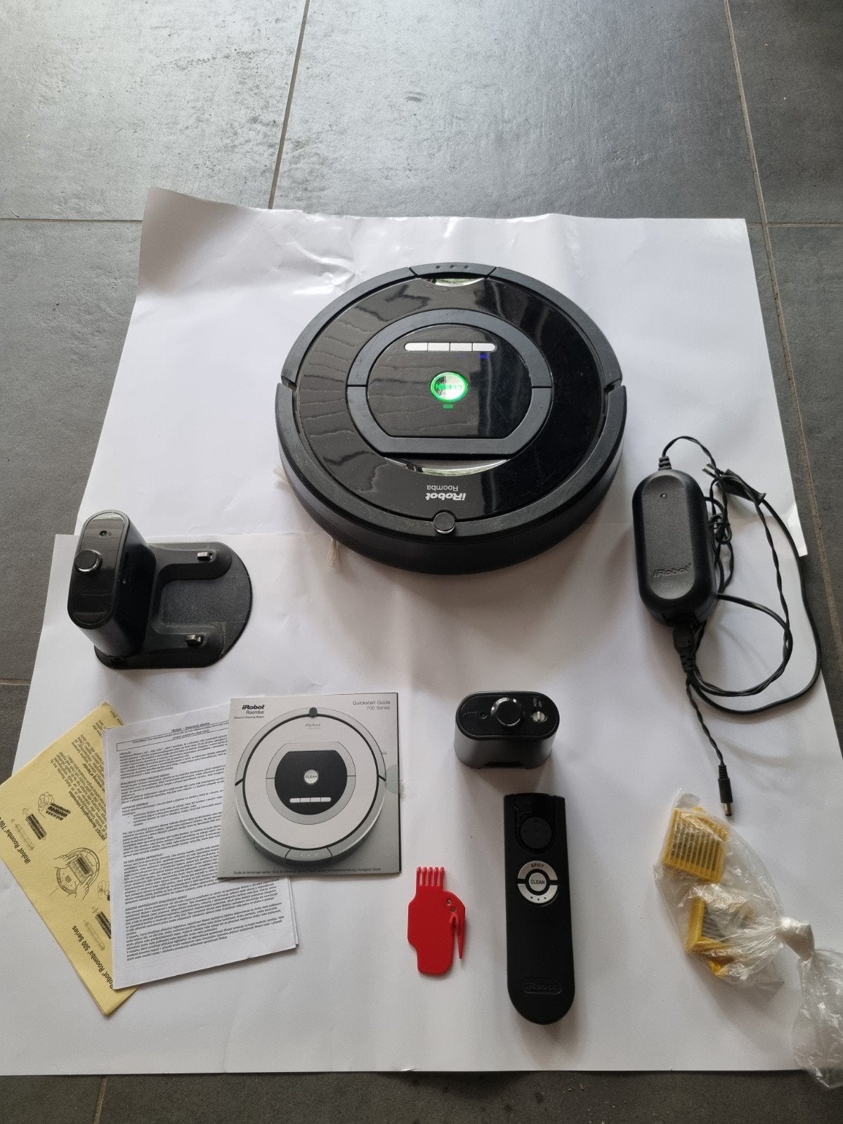 Aspirateur iROBOT, Enlèvement, IRobot