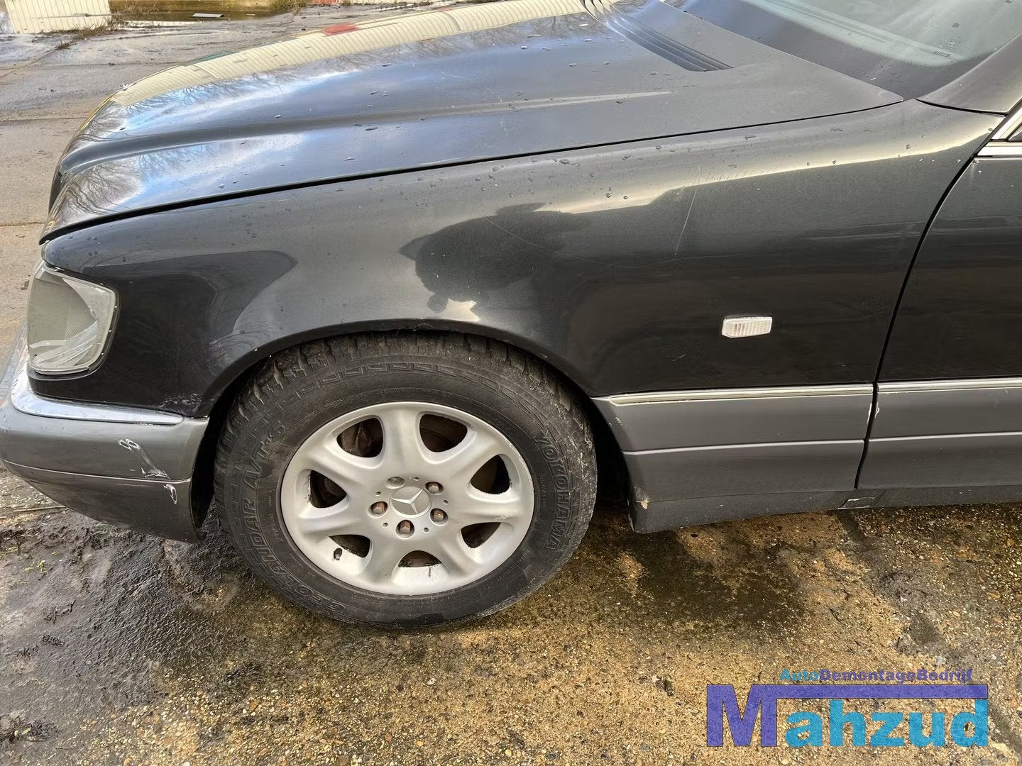 1995 MERCEDES S KLASSE W140 Grijs links voorscherm 1991-1998, Gebruikt, Mercedes-Benz AG, Mercedes-Benz, Voor