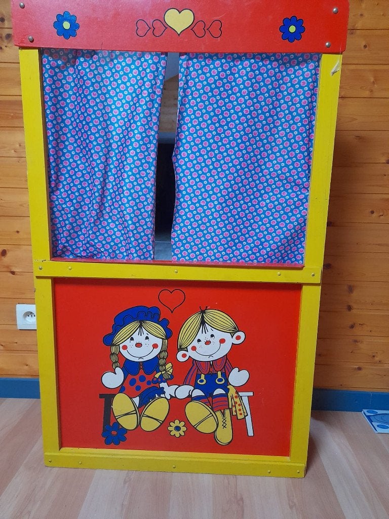 Poppenkast, Kinderen en Baby's, Speelgoed | Poppenhuizen, Ophalen, Zo goed als nieuw