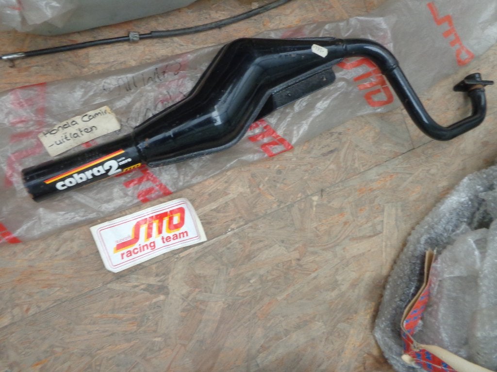 cobra 2 ,sito uitlaat honda camino-px, Fietsen en Brommers, Ophalen, Nieuw, Honda