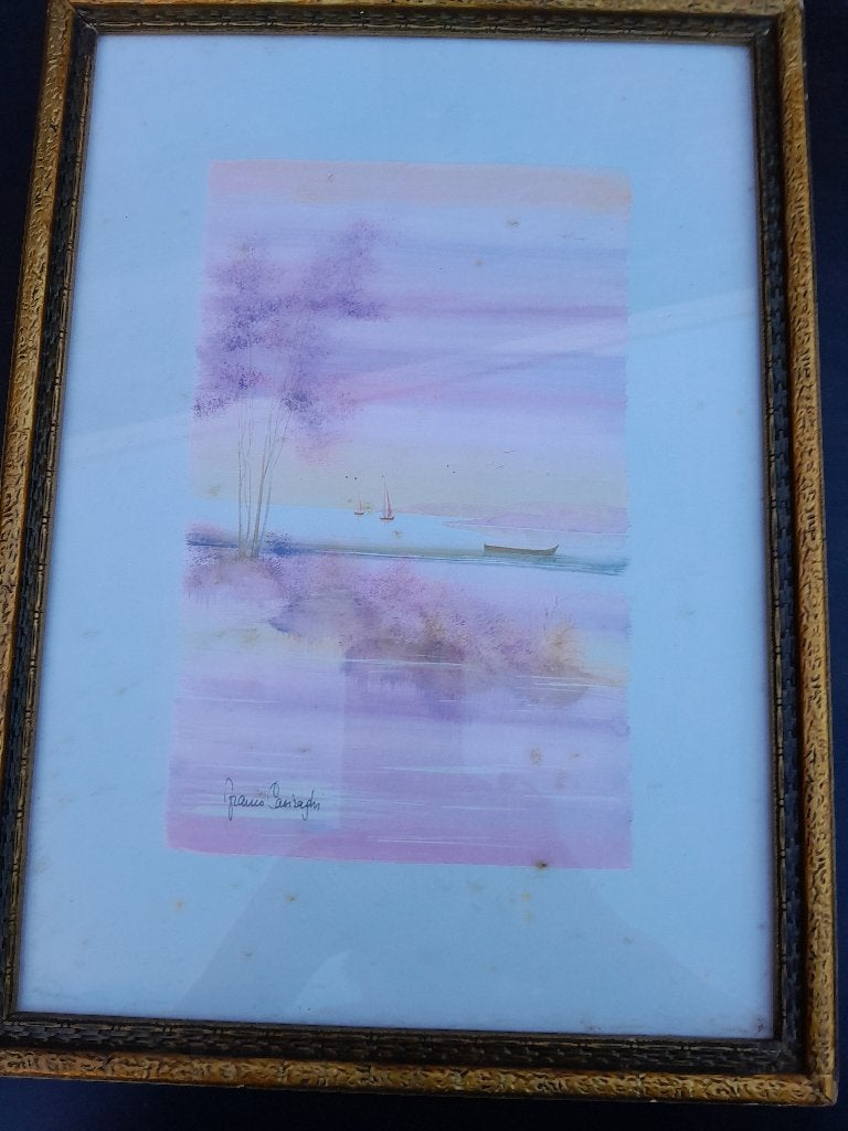 schilderij, Ophalen of Verzenden, Aquarel