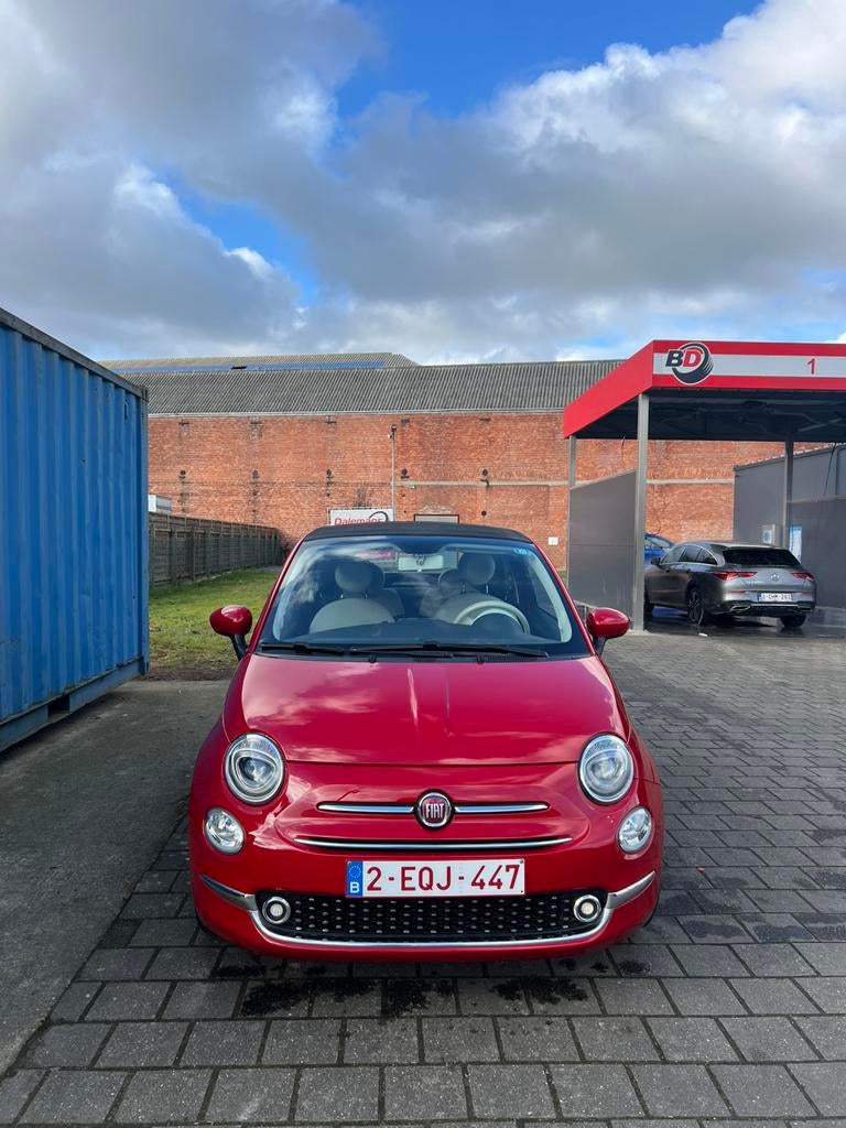 FIAT 500 AUTOMAAT CABRIO, Auto's, Fiat, Automaat, Euro 6, Particulier, 3 deurs