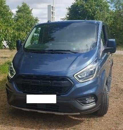 Ford transit custom Trail dubbele cabine, Voorwielaandrijving, Blauw, 170 kW, Leder