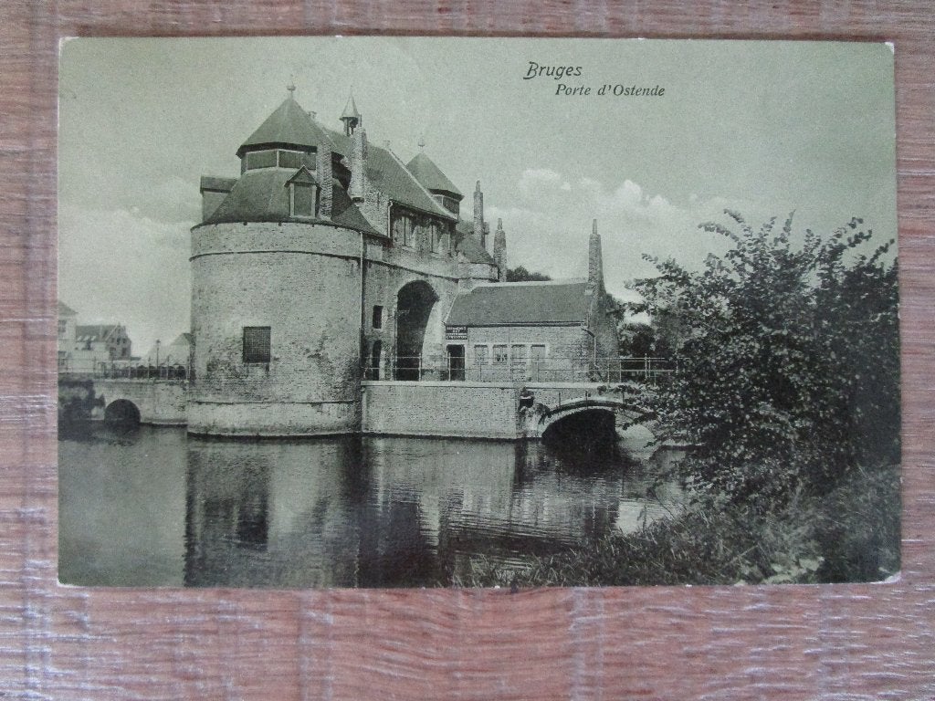 postkaarten Brugge-Wachtebeke-Roeselare-Lokeren, Ophalen of Verzenden, Gelopen