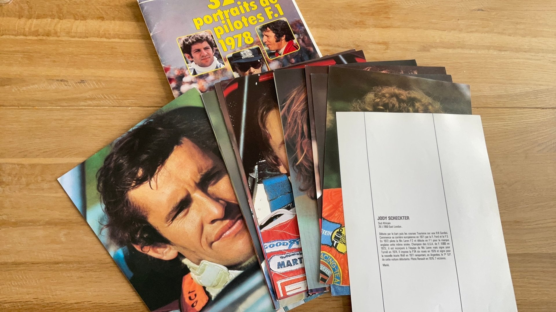 32 foto’s van F1 piloten 1978, Enlèvement ou Envoi, Utilisé