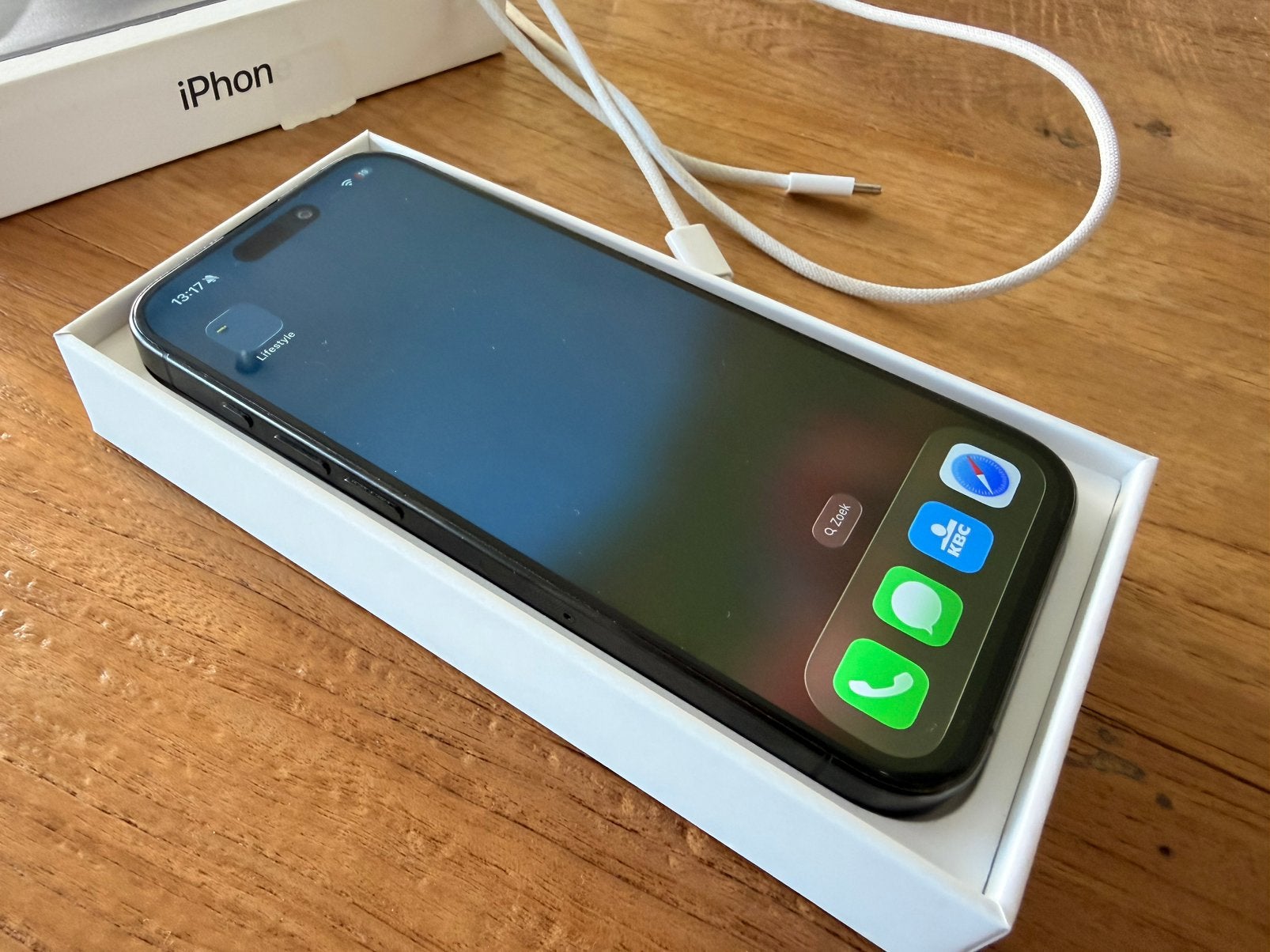 iPhone 15 Pro 256GB - nieuwstaat, Ophalen, Zo goed als nieuw, IPhone 15