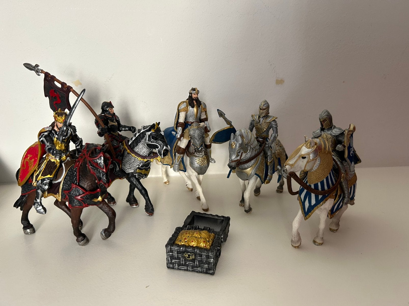 6 Chevaliers (jouets) de Schleich, Enfants & Bébés, Enlèvement, Utilisé