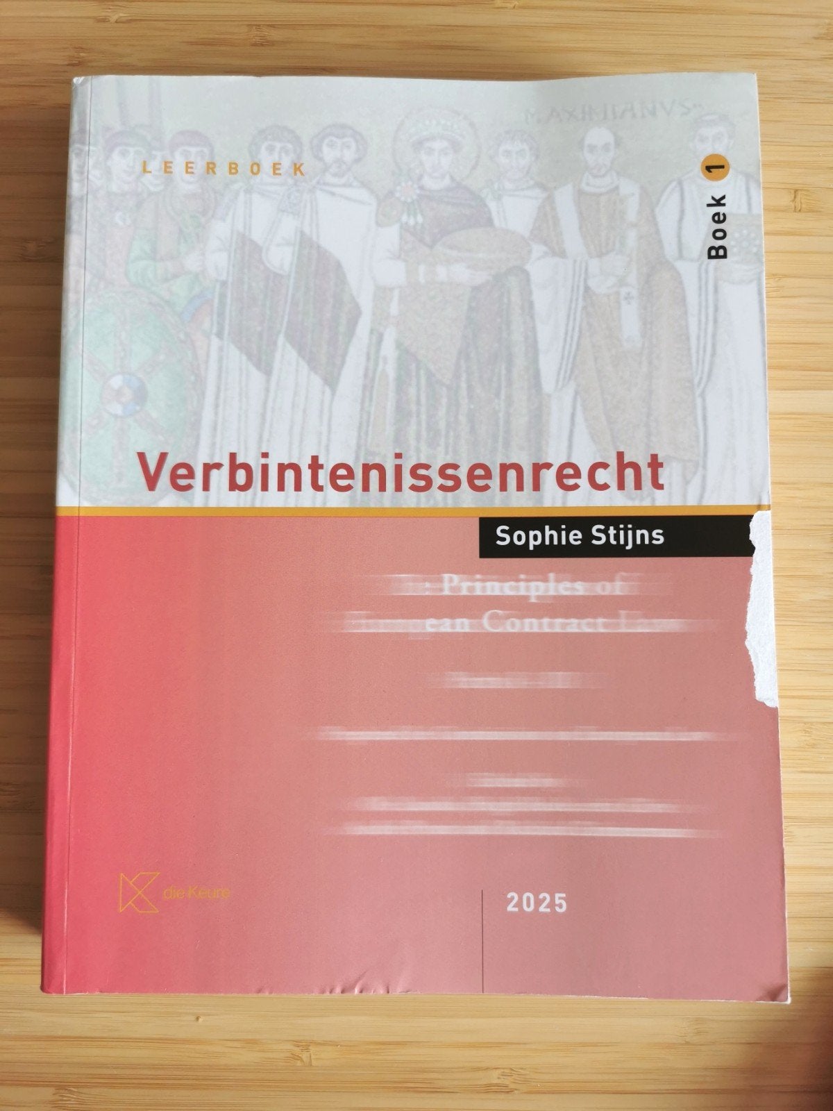 Leerboek Verbintenissenrecht Boek 1 KUL, Boeken, Ophalen of Verzenden, Zo goed als nieuw
