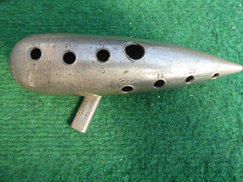 Ocarina  métal MATHIEU PARIS, Enlèvement ou Envoi, Utilisé
