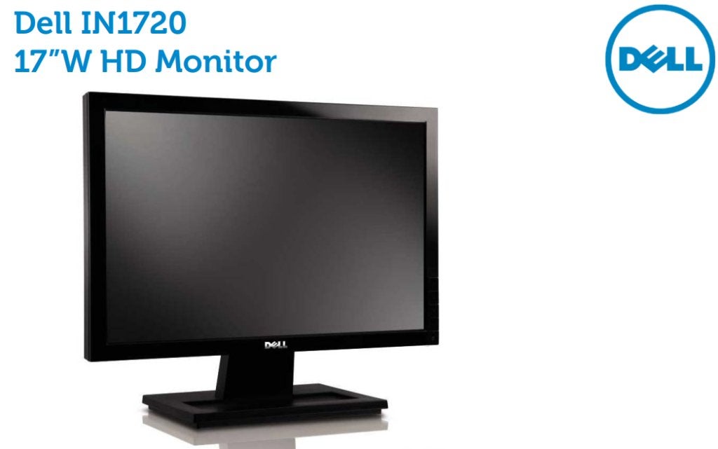 Dell TFT 17" kleurenmonitor type IN1720, Computers en Software, Monitoren, Kantelbaar, Ophalen of Verzenden, Zo goed als nieuw