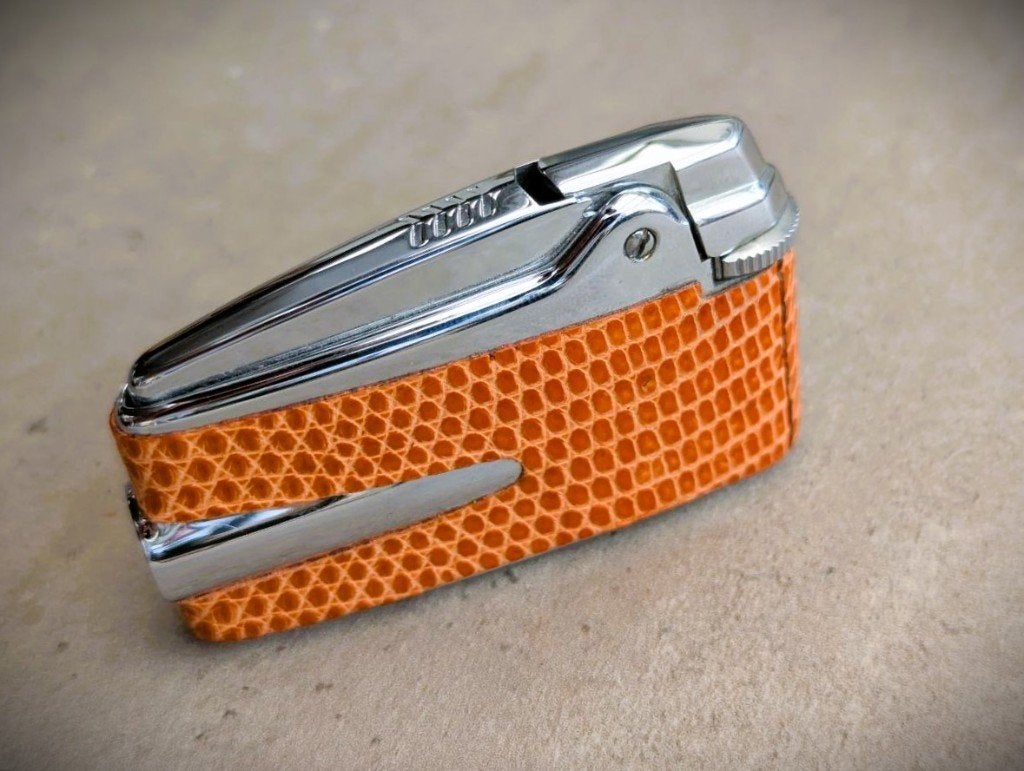 RONSON VARAFLAME - Rare snake skin, Enlèvement ou Envoi, Comme neuf, Briquet