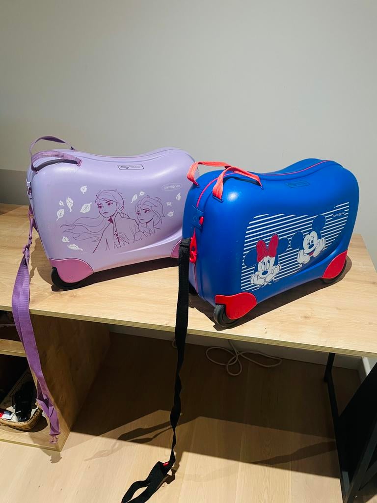 Samsonite kindervaliesjes disney, Handtassen en Accessoires, Koffers, Ophalen, Zo goed als nieuw
