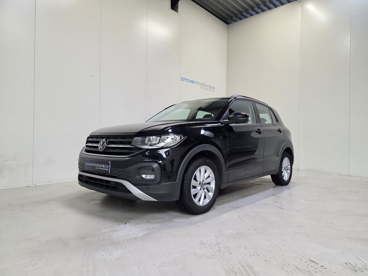 Volkswagen T-Cross 1.0 Benzine Autom. - Airco - Topstaat!, Auto's, Volkswagen, T-Cross, 0 kg, Zwart, 5 zetels