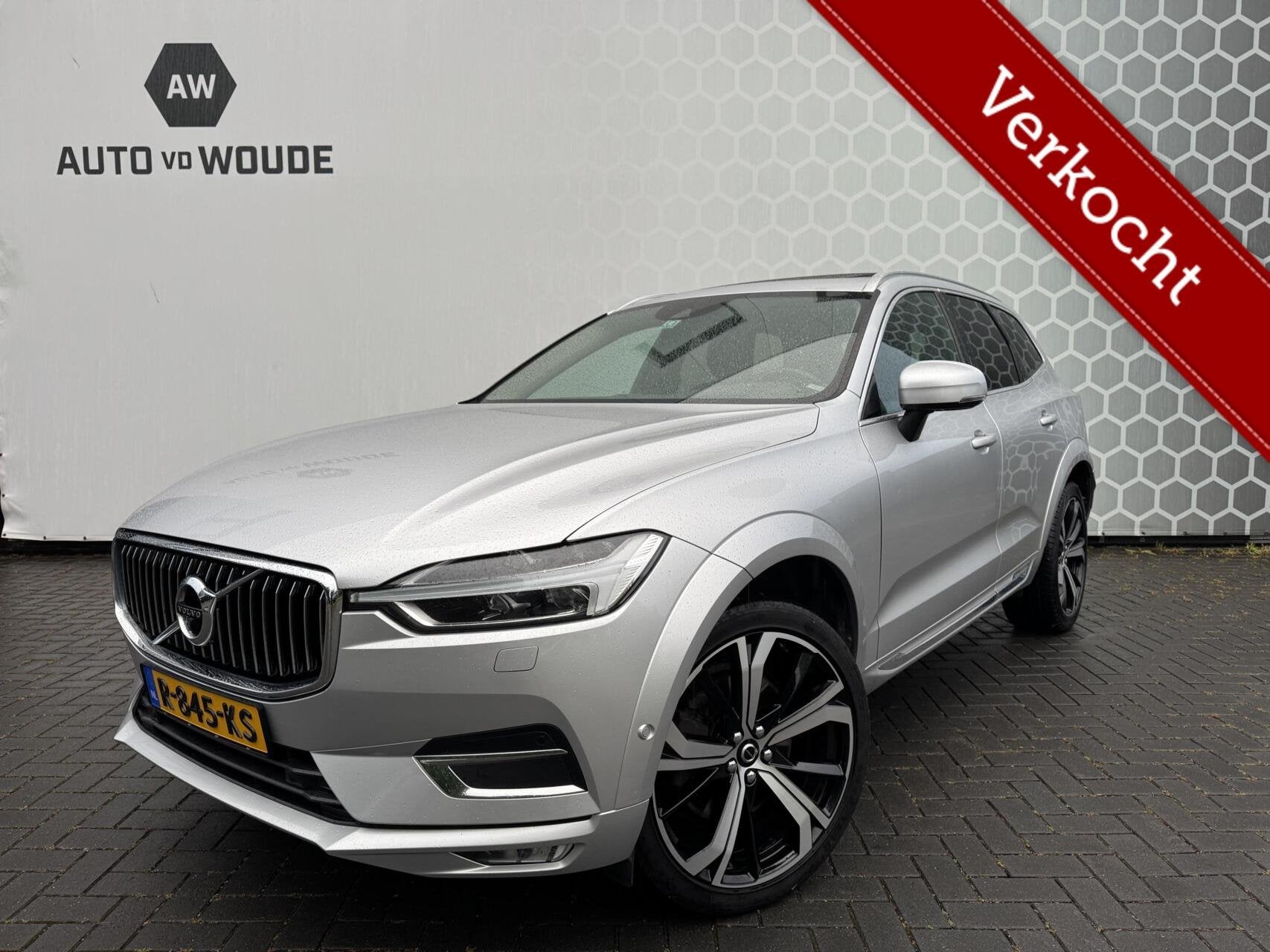Volvo XC60 2.0 D5 AWD Inscription Leer LED Camera Carplay Tr, Autos, Cuir, Argent ou Gris, Euro 6, Entreprise
