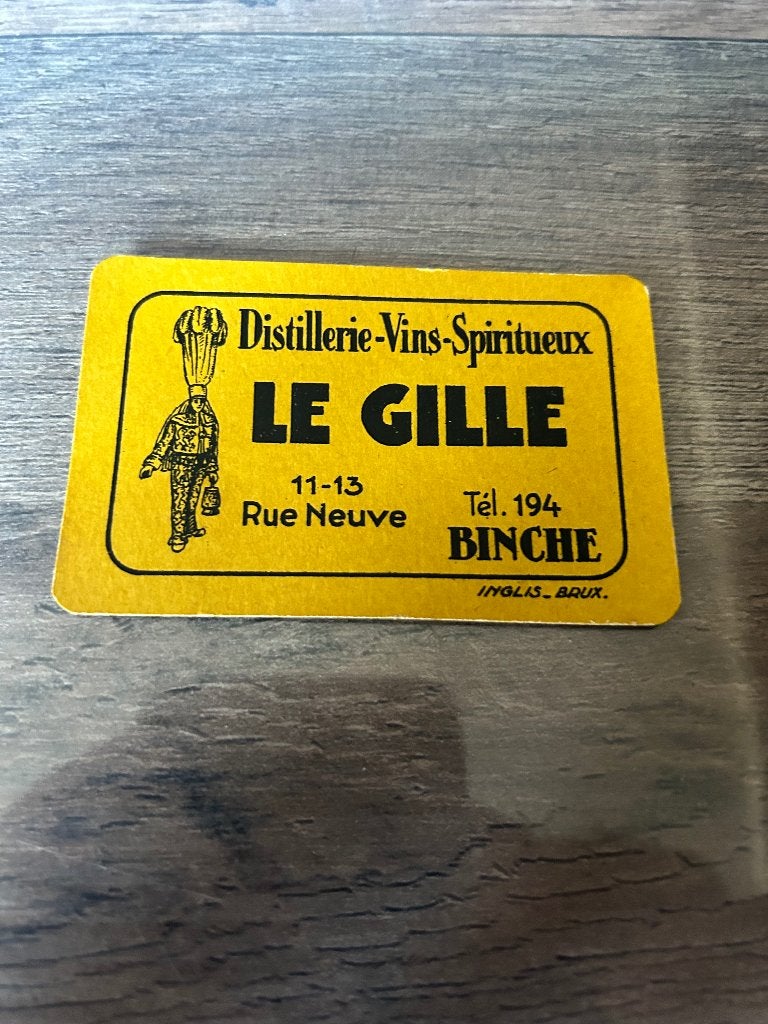 1speelkaart distilleren vins spiritueux le gulle binche, Ophalen of Verzenden, Nieuw, Speelkaart(en)
