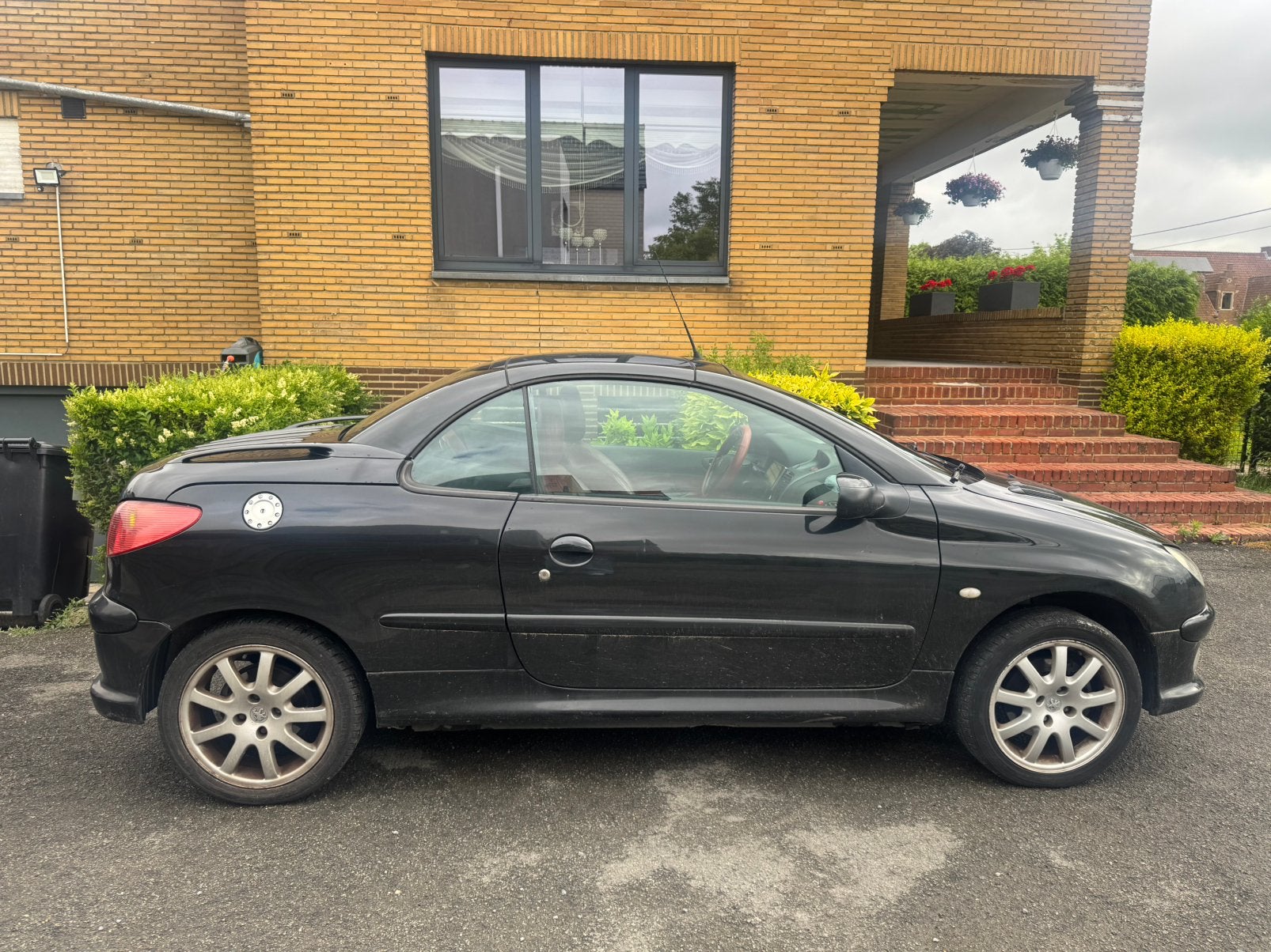 Peugeot 206cc, Auto's, Peugeot, Cabriolet, Zwart, Leder, Overige kleuren