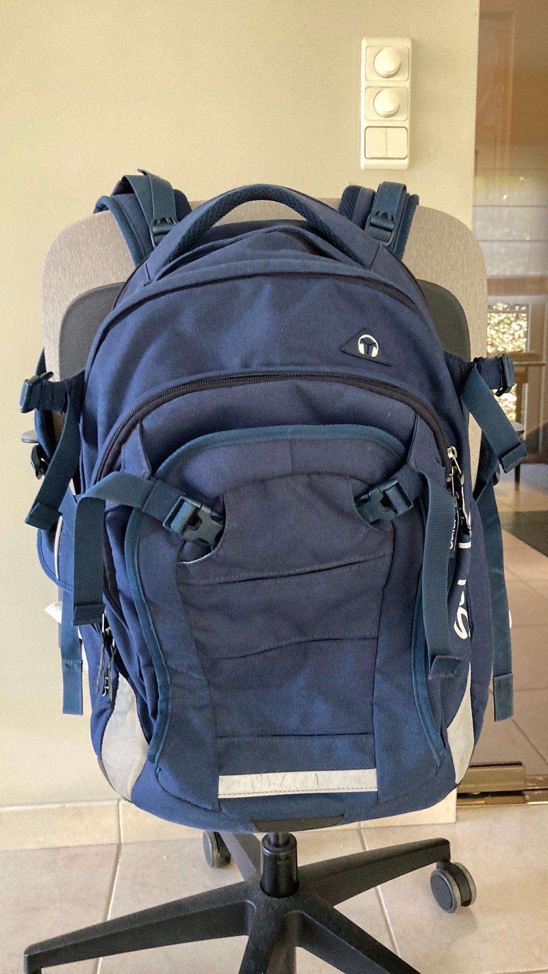 rugzak Satch, Handtassen en Accessoires, Tassen | Schooltassen, Ophalen, Nieuw, Blauw, Rugtas