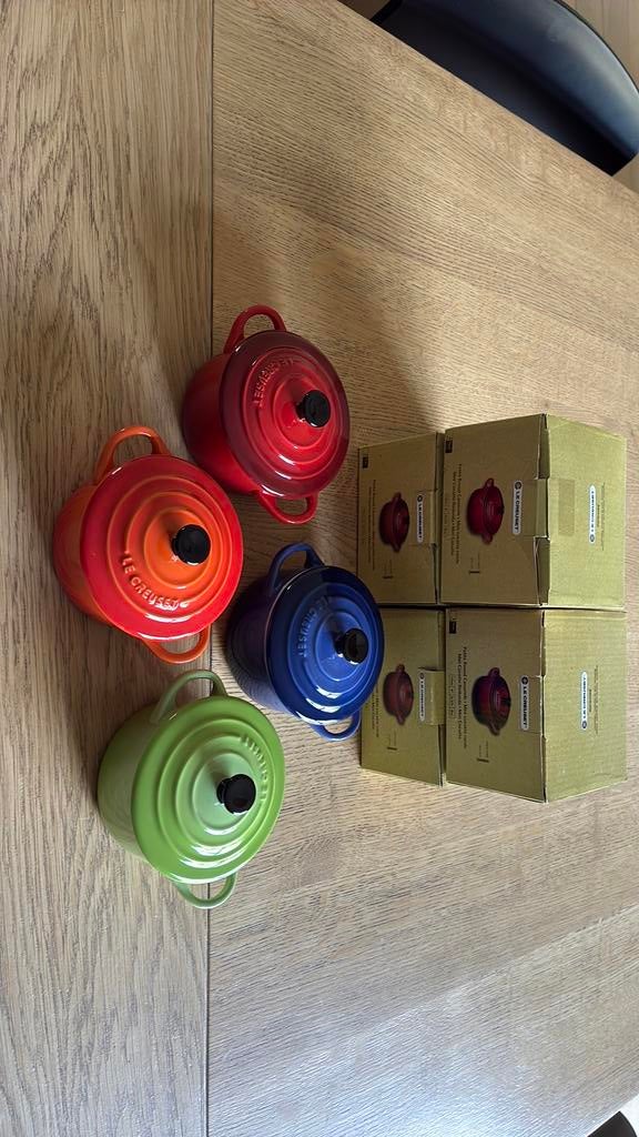 Le Creuset 4st mini casserole 0.25l - nooit gebruik, Huis en Inrichting, Ophalen, Zo goed als nieuw