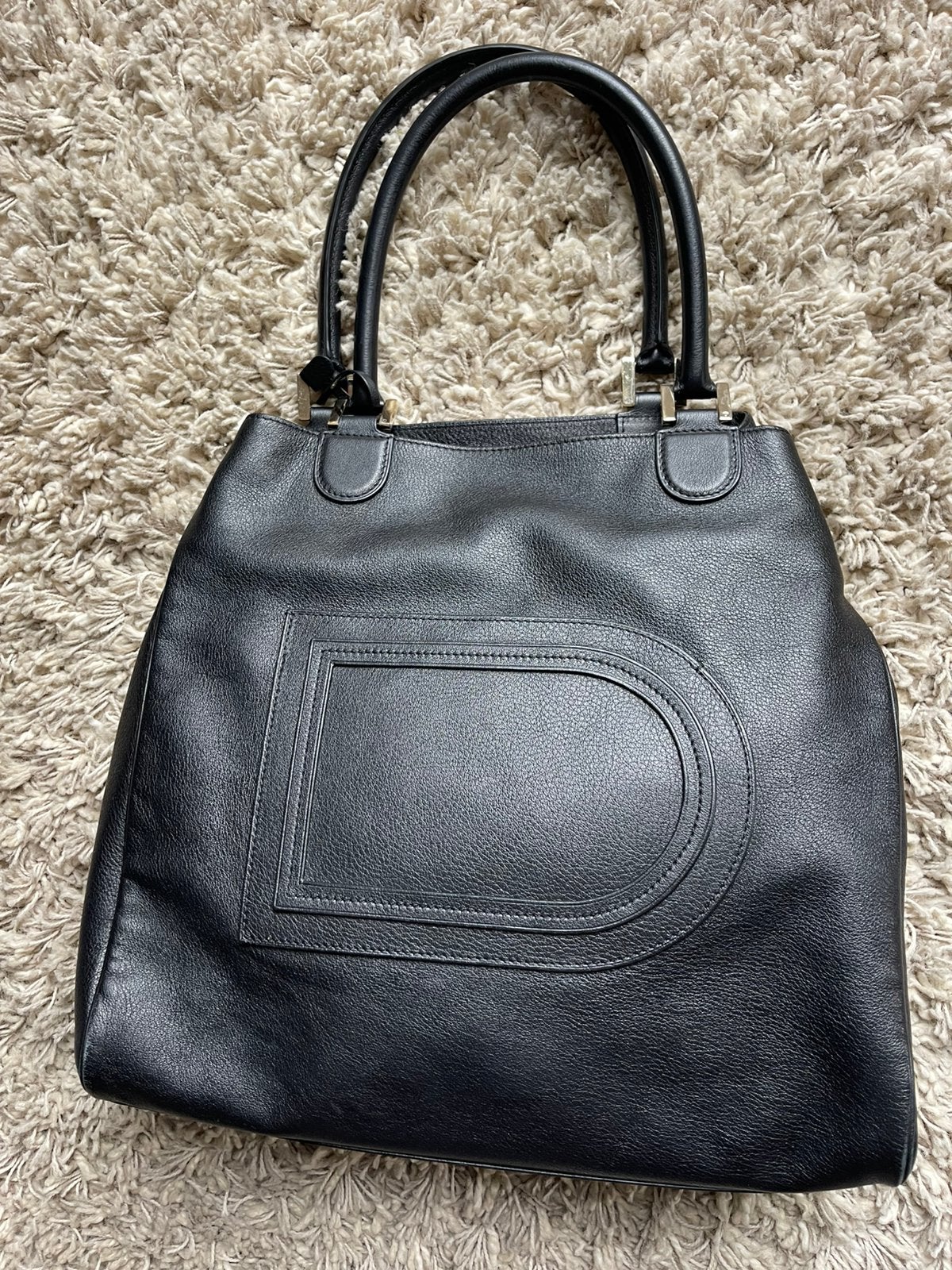 Sac Delvaux Louise, Enlèvement ou Envoi, Comme neuf, Noir, Sac à main