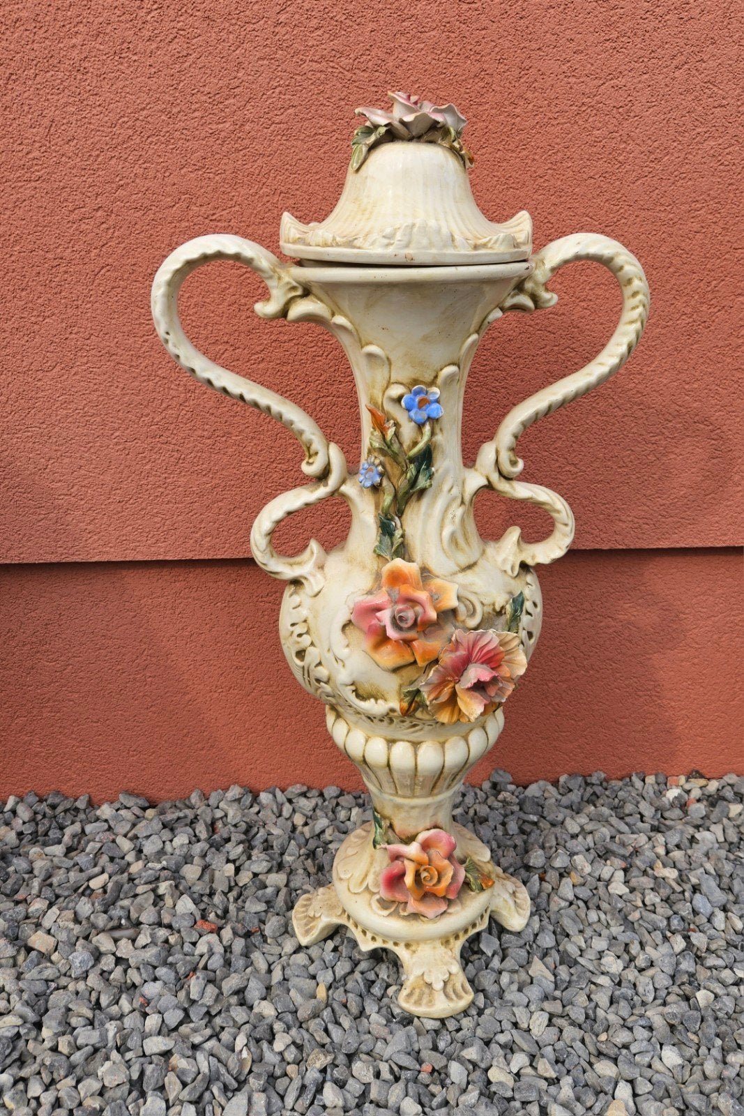 dekselvaas (70 cm) met 2 handgrepen, Antiquités & Art, Antiquités | Vases, Enlèvement