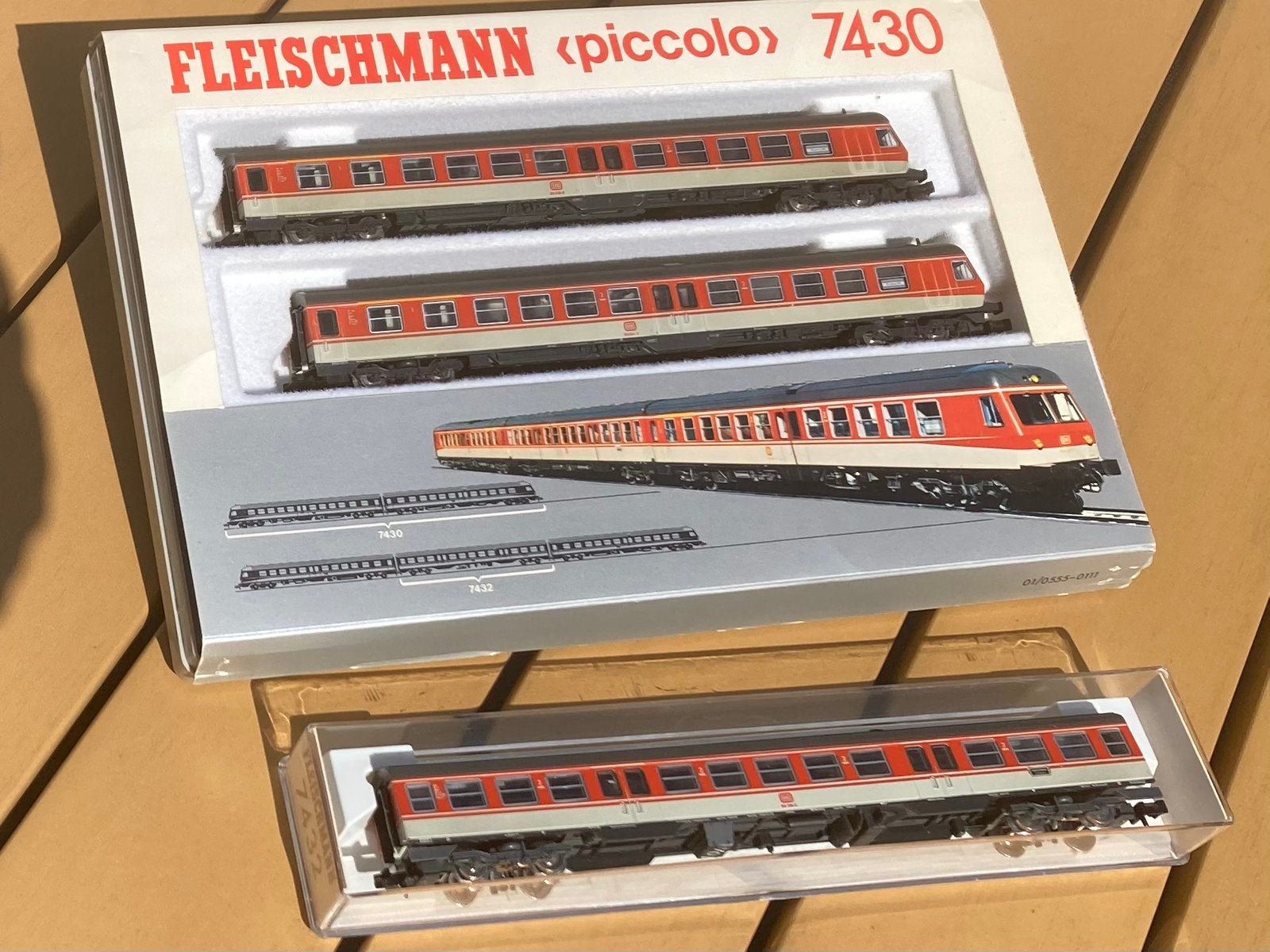 Fleischmann Piccolo 7430 + 7432, Hobby en Vrije tijd, Modeltreinen | N-Spoor, Treinset, Gelijkstroom, Fleischmann, Ophalen of Verzenden