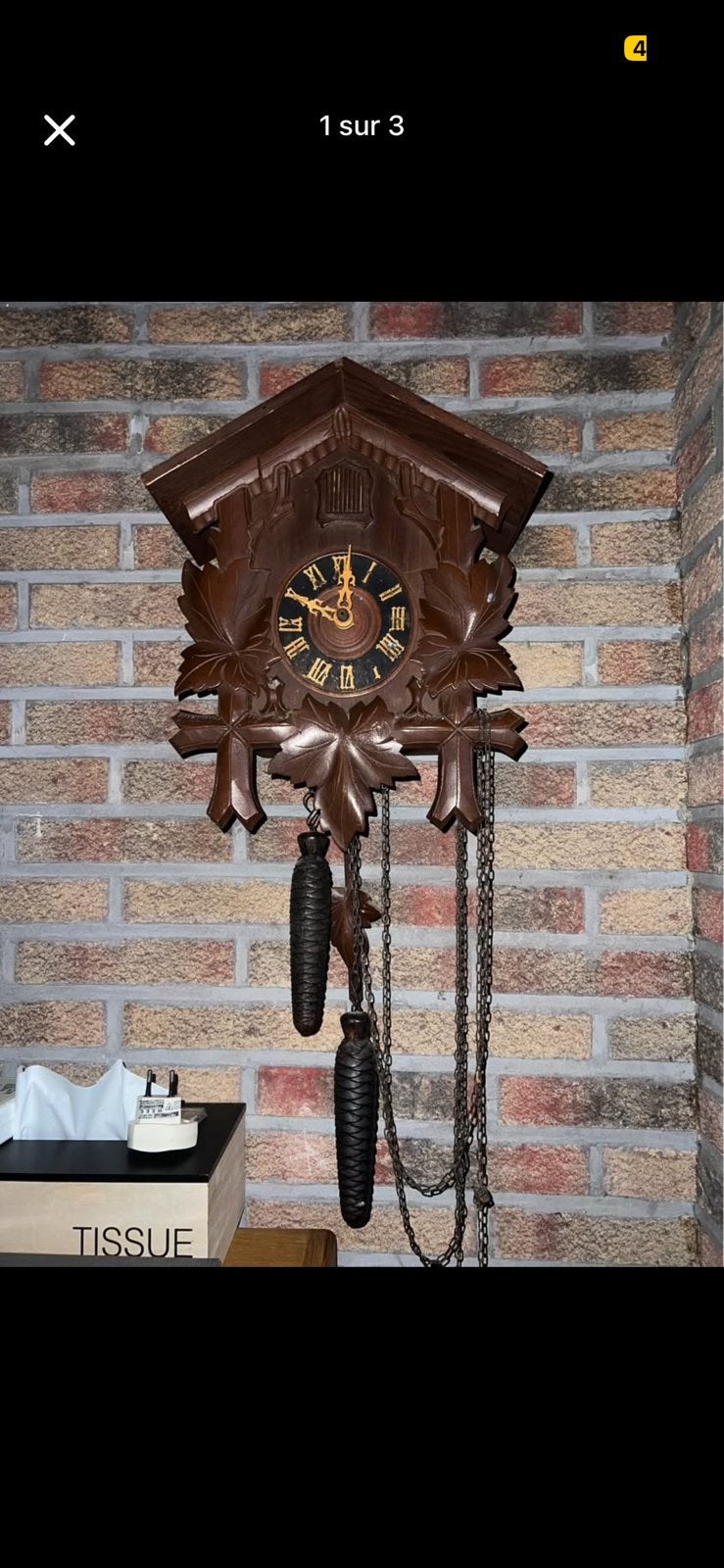 Horloge coucou, Enlèvement