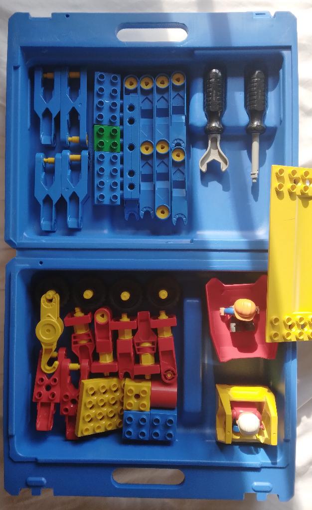 Toolbox set - Duplo (Toolo) #2960 (1995), Ensemble complet, Enlèvement, Utilisé, Duplo