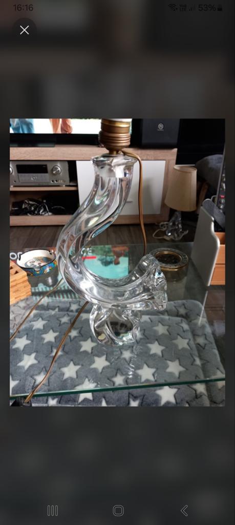Pied de lampe Daum, Enlèvement