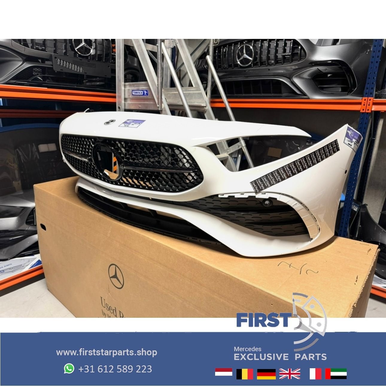 W177 FACELIFT BUMPER AMG A1778858705 VOORBUMPER COMPLEET 202, Utilisé, -, Avant, -