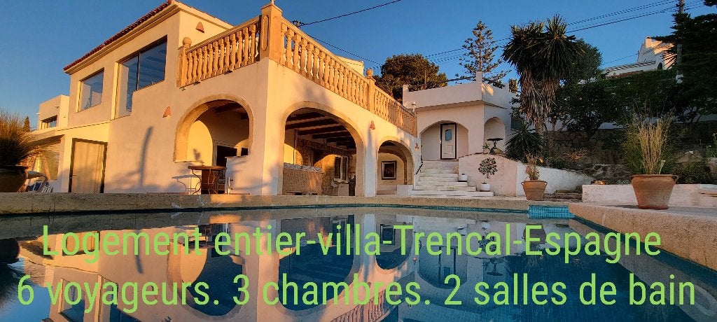 Costa Blanca Luxe villa met zeezicht en privézwembad Javea, Vakantie, Vakantiehuizen | Spanje, Dorp, Open haard, Costa Blanca