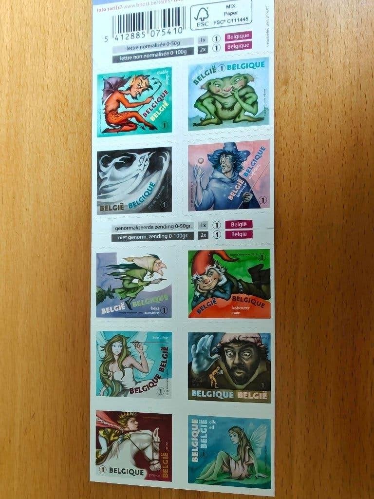 contes de fées 2013 OBP 135 - Tarif 1 Belgique, Sans timbre, Non oblitéré, Timbre-poste, Envoi