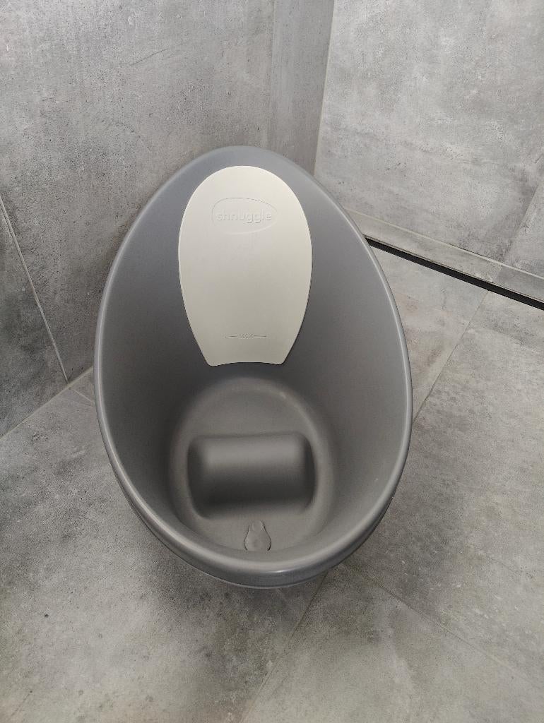 Shnuggle badje pebble grey met badstop, Ophalen, Zo goed als nieuw, Badje