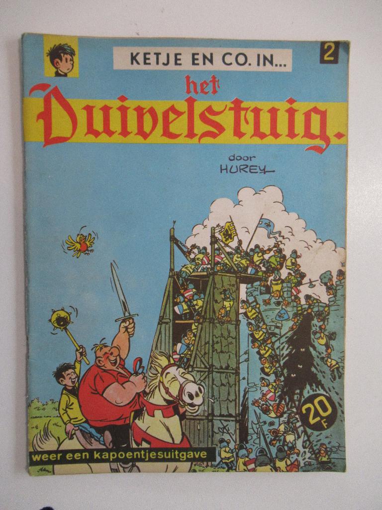 ketje en co...nr.2...duivelstuig.............1st, Boeken, Stripverhalen, Ophalen of Verzenden, Gelezen