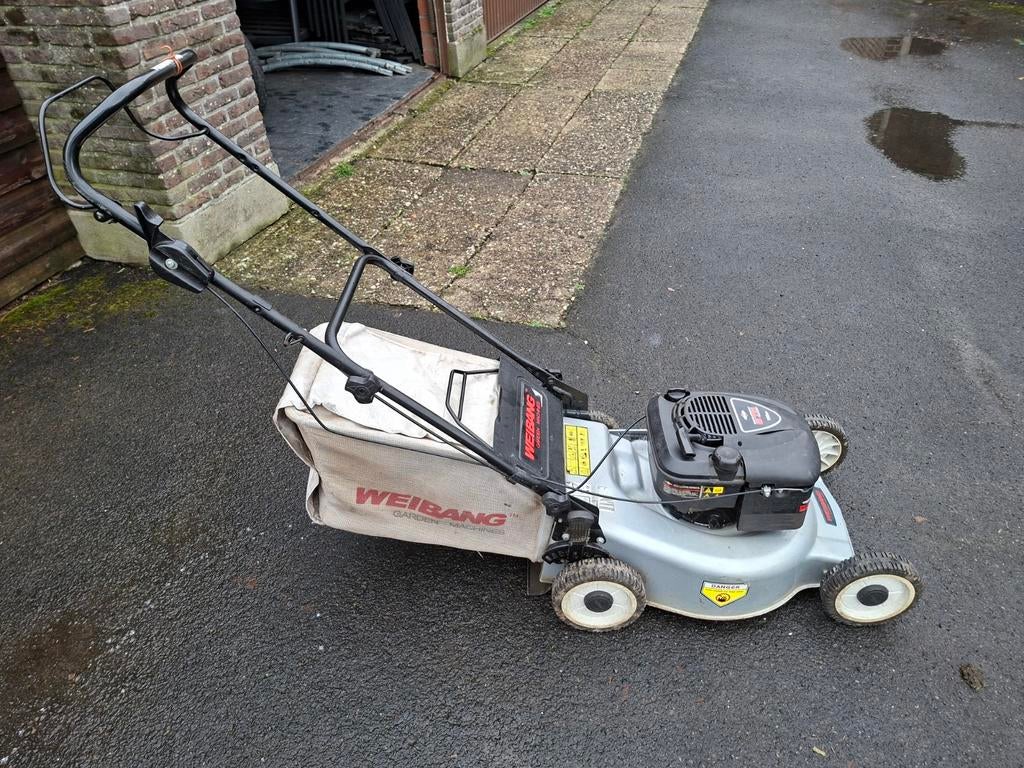 Weibang 50cm grasmachine, Ophalen