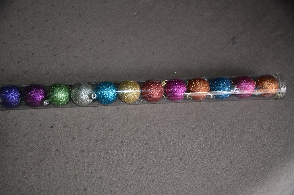 Gekleurde kerstballen, Diversen, Ophalen of Verzenden, Zo goed als nieuw