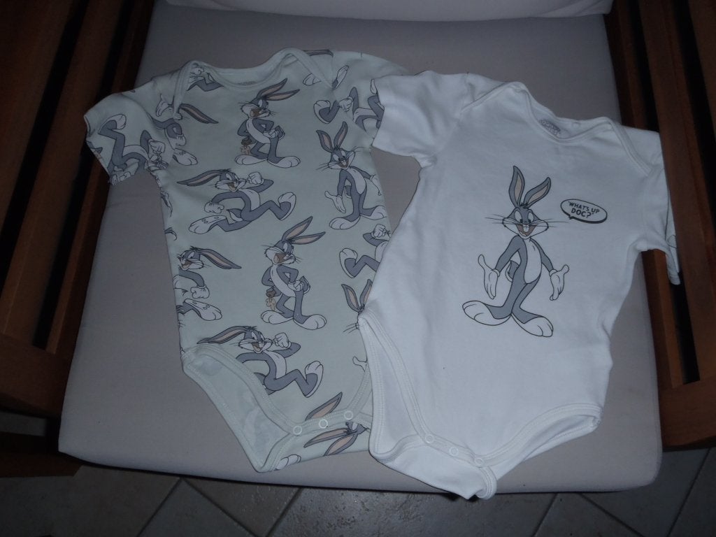 1 lot de 2 body taille 86, Enfants & Bébés, Enlèvement ou Envoi, Comme neuf, Garçon, Vêtements de nuit ou Sous-vêtements