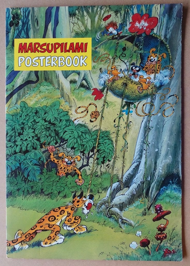Marsupilami posterboek, Verzamelen, Stripfiguren, Ophalen, Overige figuren, Zo goed als nieuw, Plaatje, Poster of Sticker