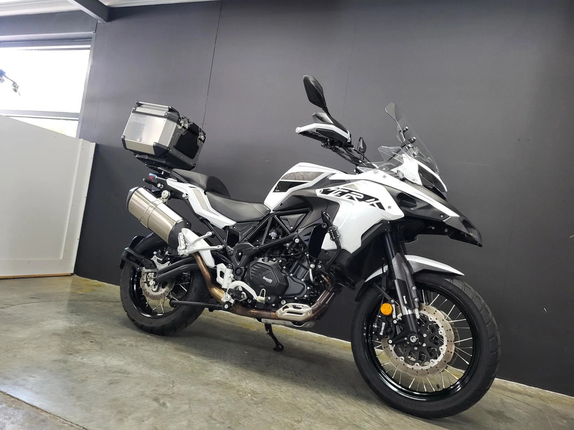 Benelli TRK 502 X prachtige witte A2 tourmotor, Motos, Entreprise, 12 à 35 kW, Autre, 500 cm³