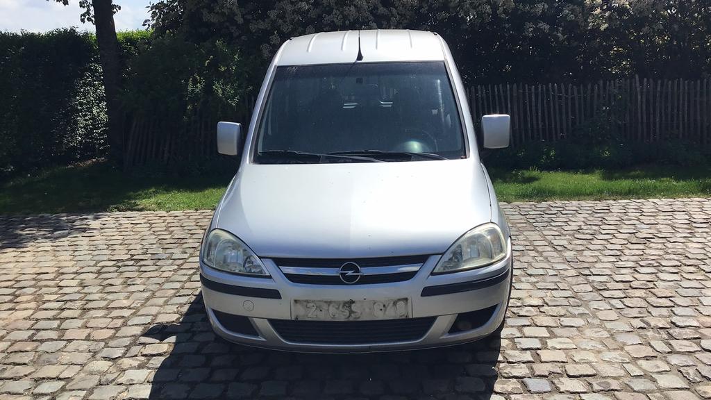 Opel Combo-C, Auto's, Stof, Zwart, Particulier, Zilver of Grijs