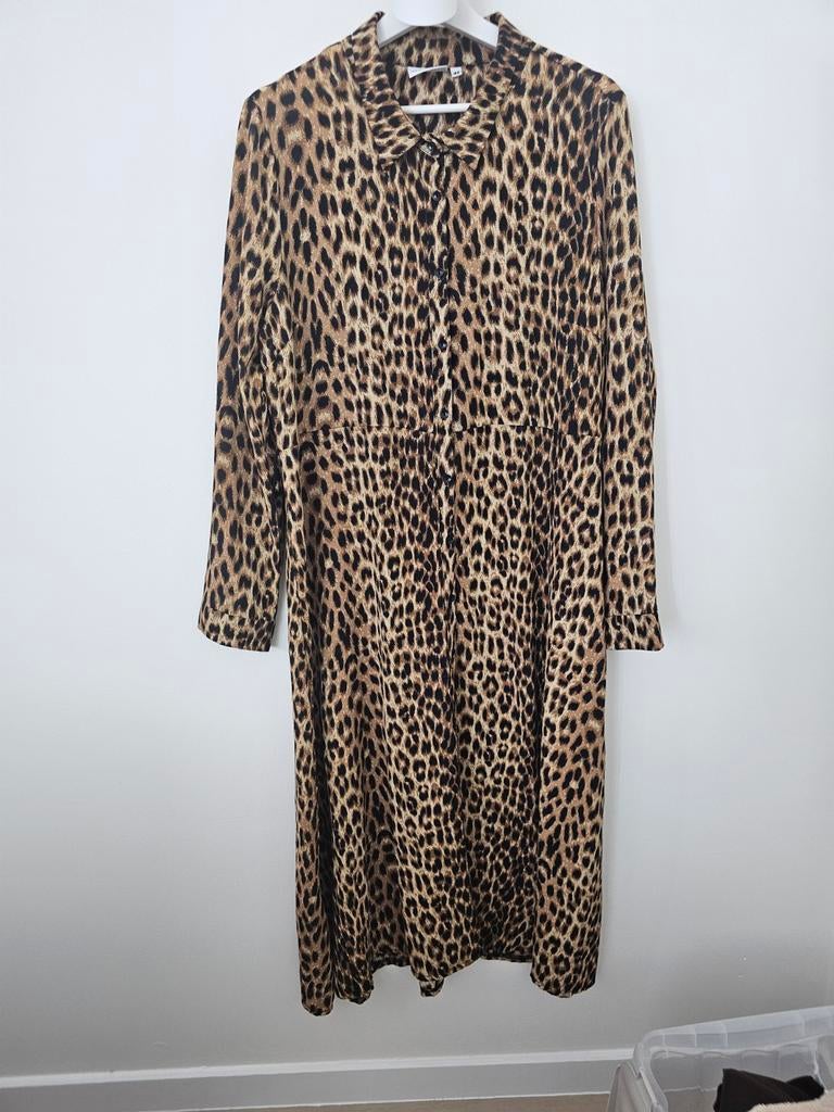 Jurk tijgerprint, Kleding | Dames, Ophalen of Verzenden