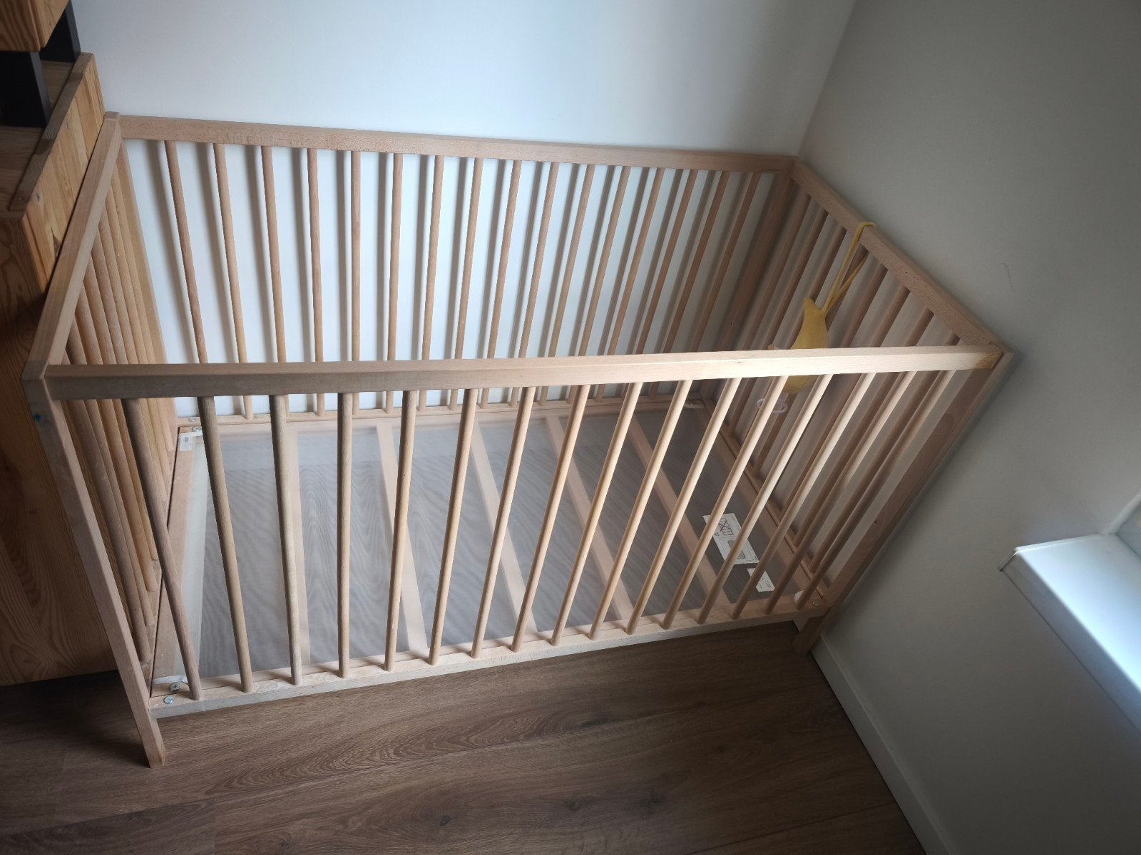 Babybed Ledikant – Beukenhout (60x120 cm), Enlèvement, Comme neuf, Lit