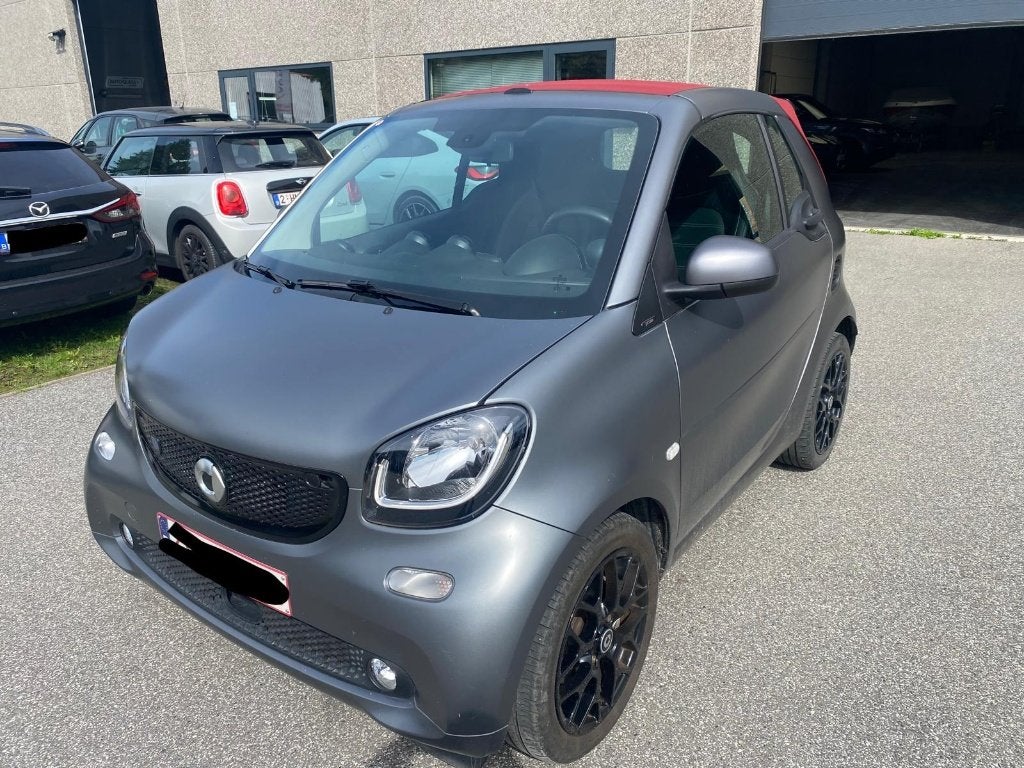Smart ForTwo Cabrio EQ, belle voiture// 6-2018 // 33600 km, Autos, Cuir, Achat, Euro 6, Cabriolet
