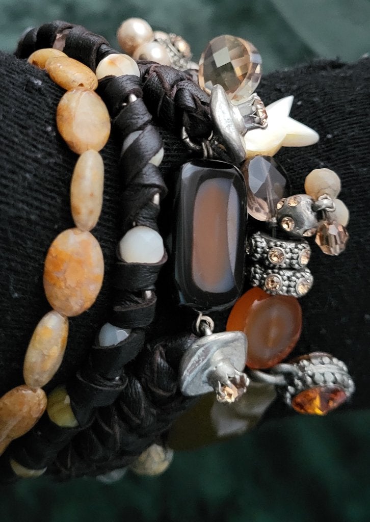 Otazu armband, Handtassen en Accessoires, Ophalen, Gebruikt, Overige kleuren, Overige materialen