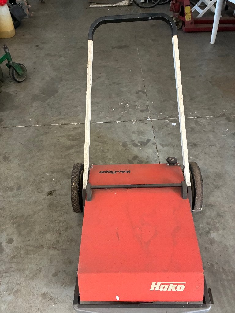 borstelmachine, Ophalen