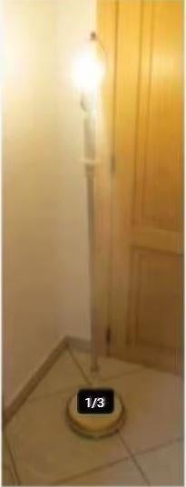 Mooie retro houten Staande Lamp, Huis en Inrichting, Ophalen, Zo goed als nieuw, Hout