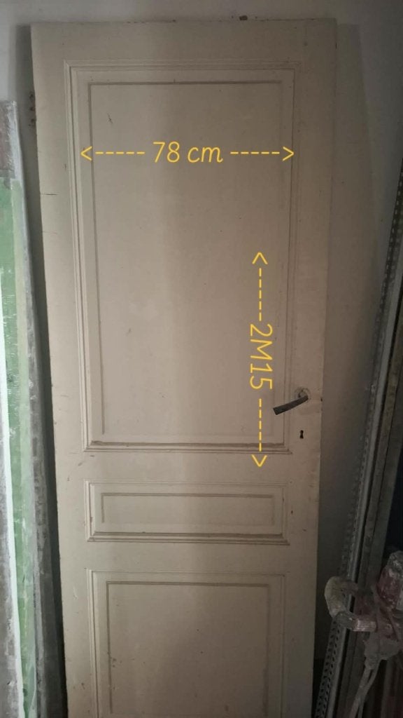 2 anciennes portes en bois, Enlèvement, Utilisé, Bois, Autres types