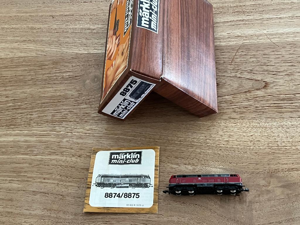Marklin mini-club 8875 - 8605, Hobby en Vrije tijd, Modeltreinen | Overige schalen, Ophalen, Treinset, Gelijkstroom, Zo goed als nieuw