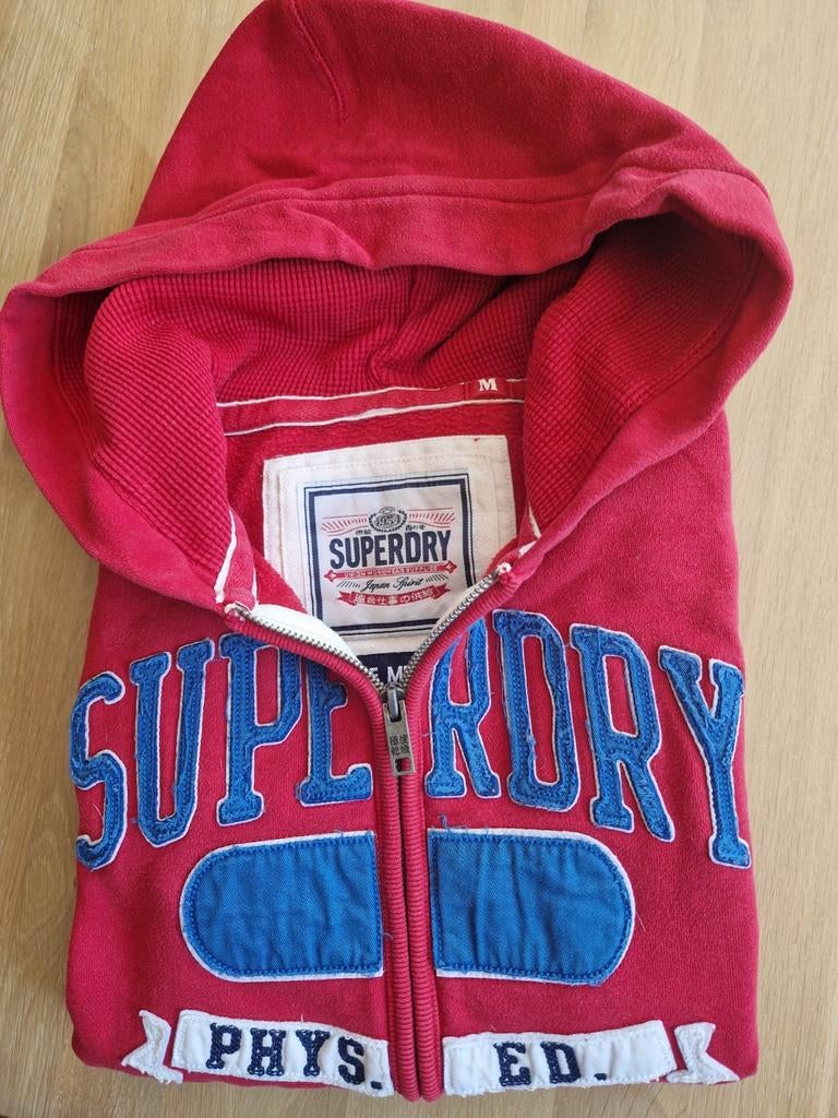 Mooie hoodie merk Superdry maat medium, Kleding | Dames, Superdry, Zo goed als nieuw, Rood, Ophalen