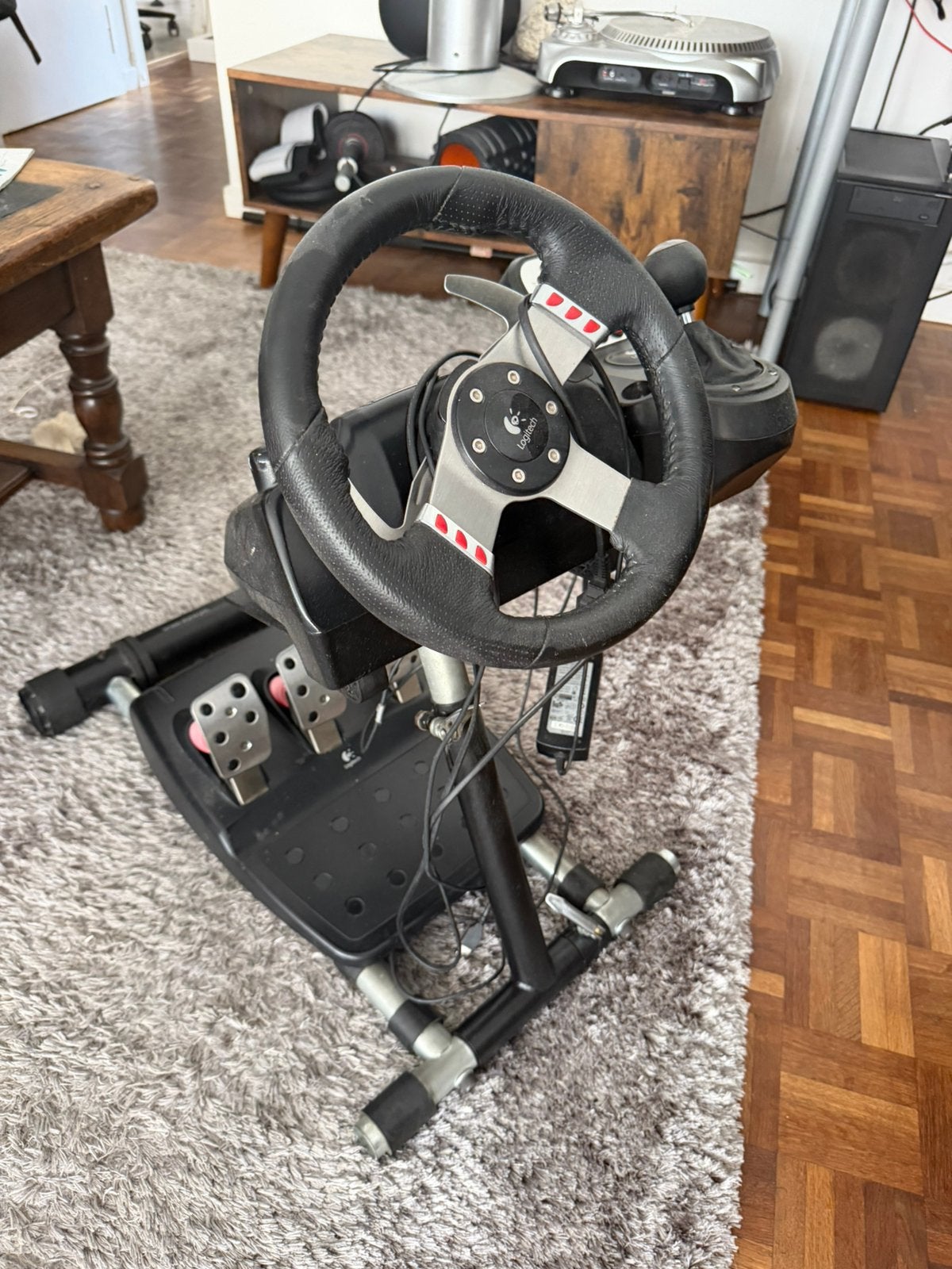 Volant Logitech G25 + support Wheel Stand Pro, Ophalen, Zo goed als nieuw
