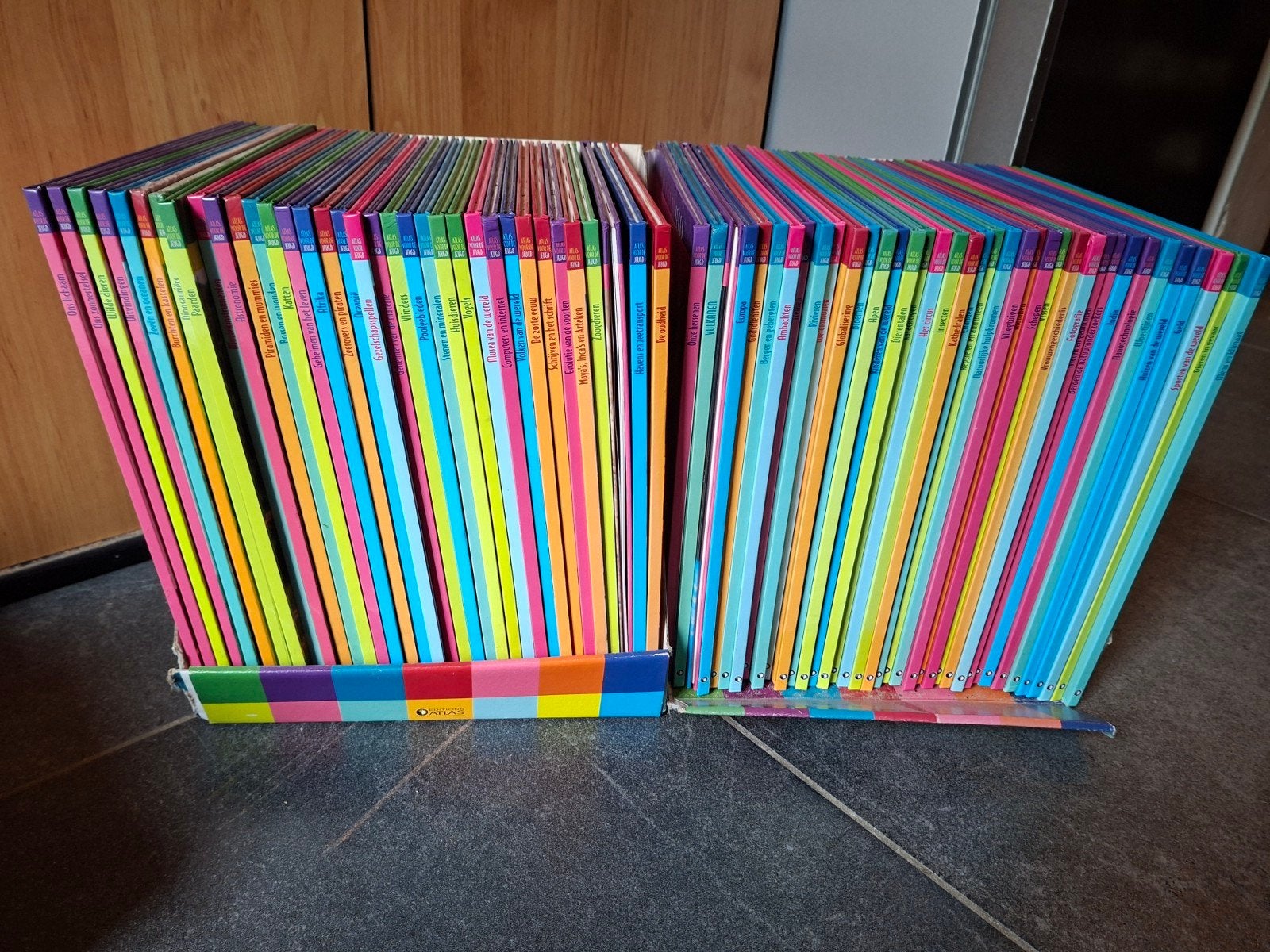 boek boeken kinderatlas school, Ophalen